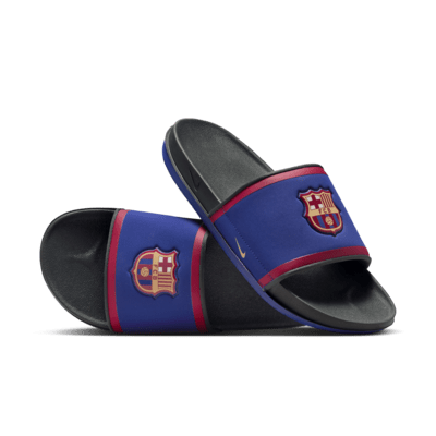 Nike Offcourt FC Barcelona Soccer Slides. Nike